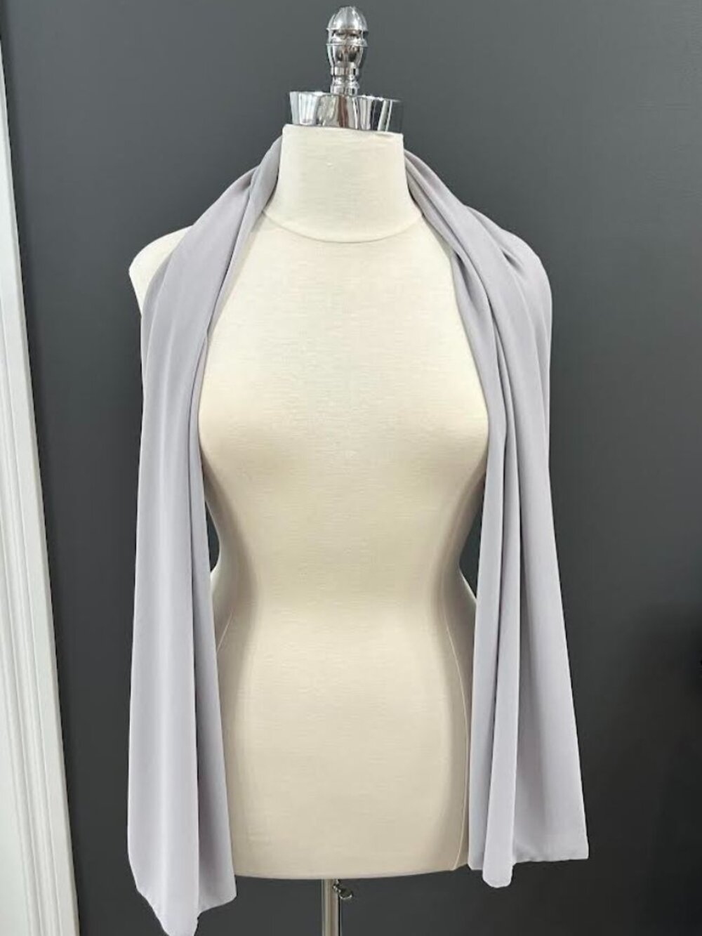 Dove Flat Chiffon Shawl Style GB082F